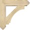 Ekena Millwork Imperial Arts and Crafts Rough Sawn Bracket w/ Offset Brace, Douglas Fir, 8"W x 32"D x 32"H BKT0806X32X32IMP03RDF - alternate 2